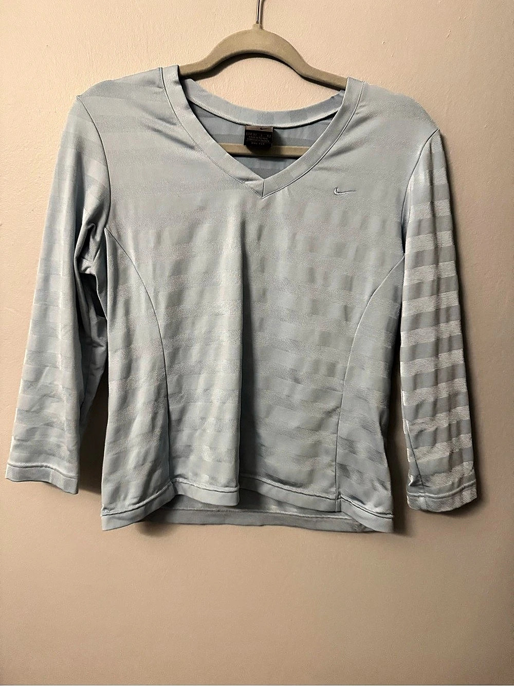 Nike Striped Long Sleeve Top